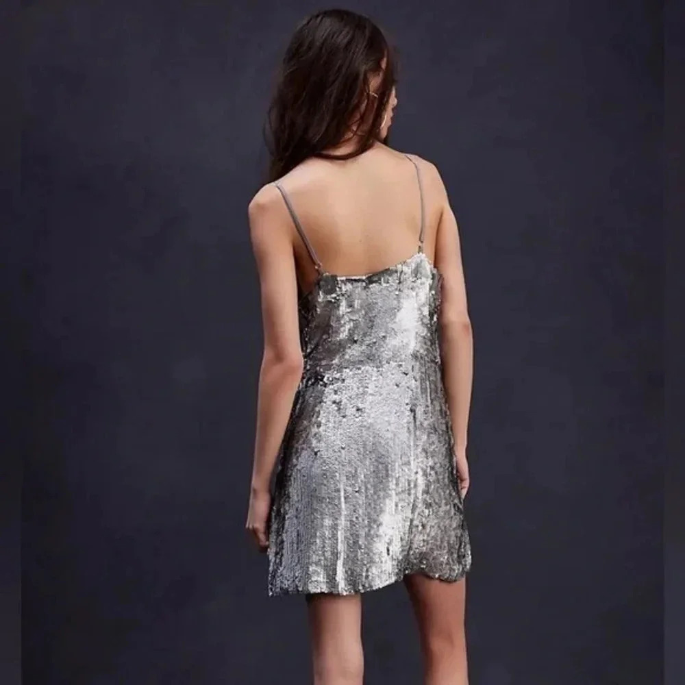 Jen’s Pirate Booty Free People Silver Linings Dress. Size XS - Picture 9 of 9